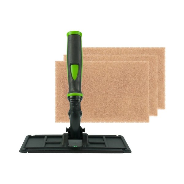 Steveo Products SteveO's Techno Pad Kit Green  Walnut Scrub Pad 009-09-84